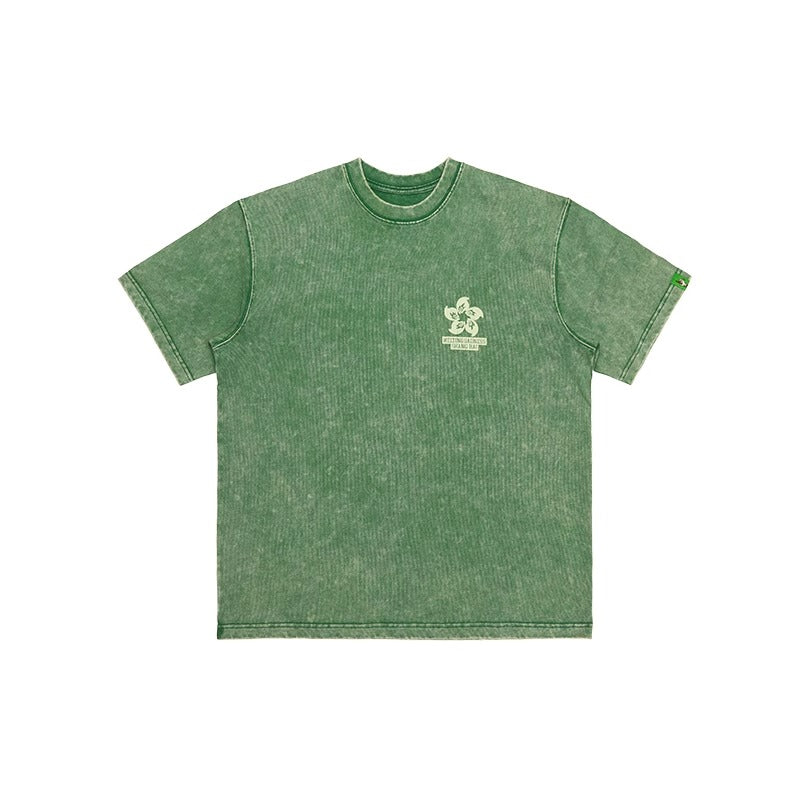 MELTING SADNESS 2024 KARORO GREEN T-SHIRT 24SSMSH002