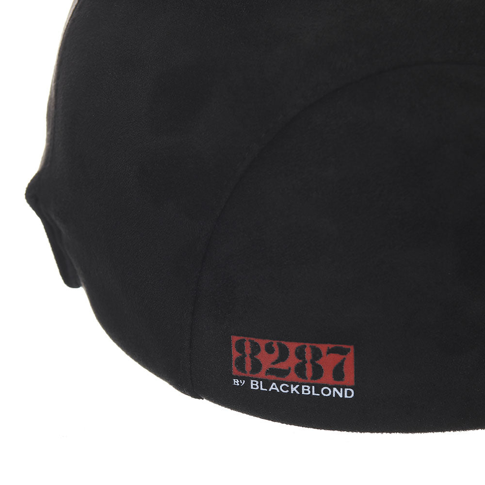 BLACKBLONDの8287 Limitedition Suede Newsboy Cap 全2色 8287 Limitedition Suede Newsboy Cap (Black) - BLACKBLOND