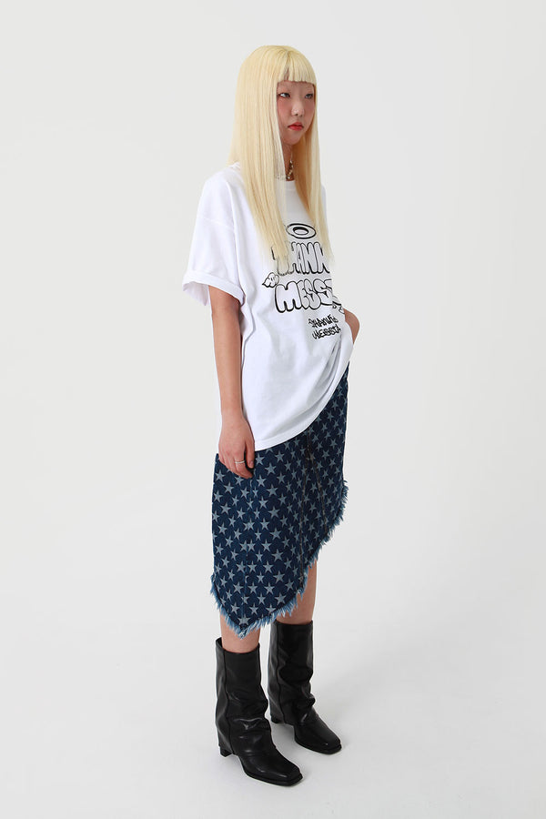 ARCHIVE BUBBLE FONT TSHIRT-WHITE