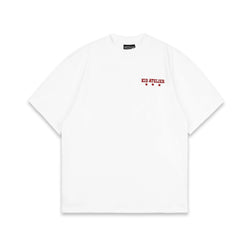 10Tシャツ - ホワイトレッド