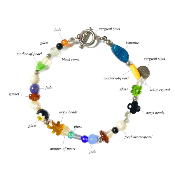 mix gemstone bracelet