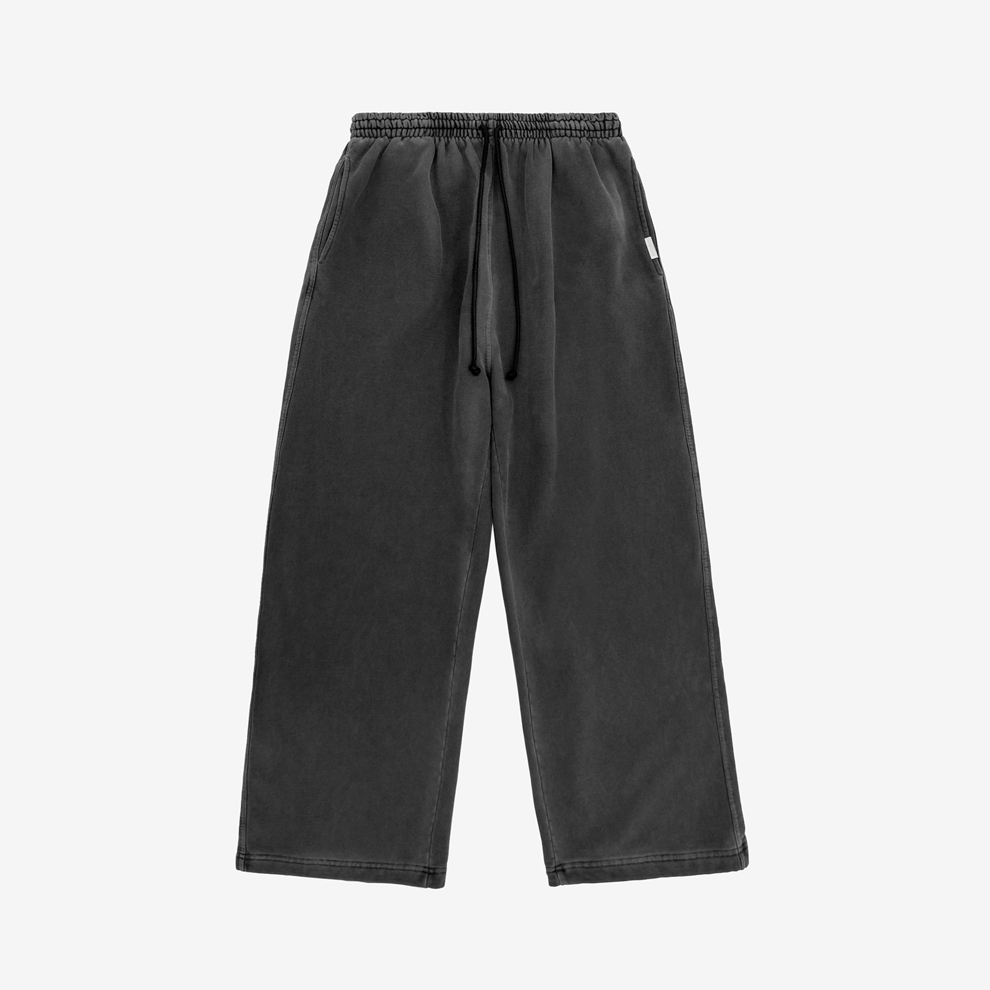 Wide Lounge Pants - Washed Black