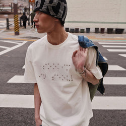 SOOKIM BRAILLE T-SHIRT_WHITE