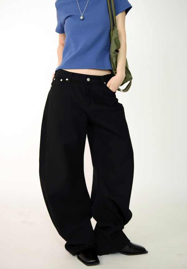 curve shape cotton pants(5color)