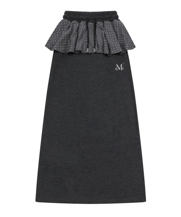 SID DOT LAYERED LONG SKIRT