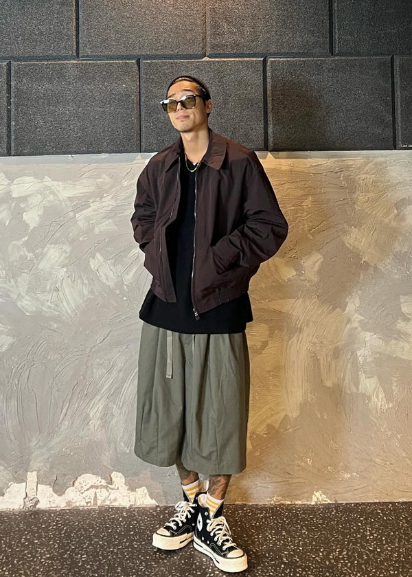 Mei Long Linen Bermuda Pants  4COLOR