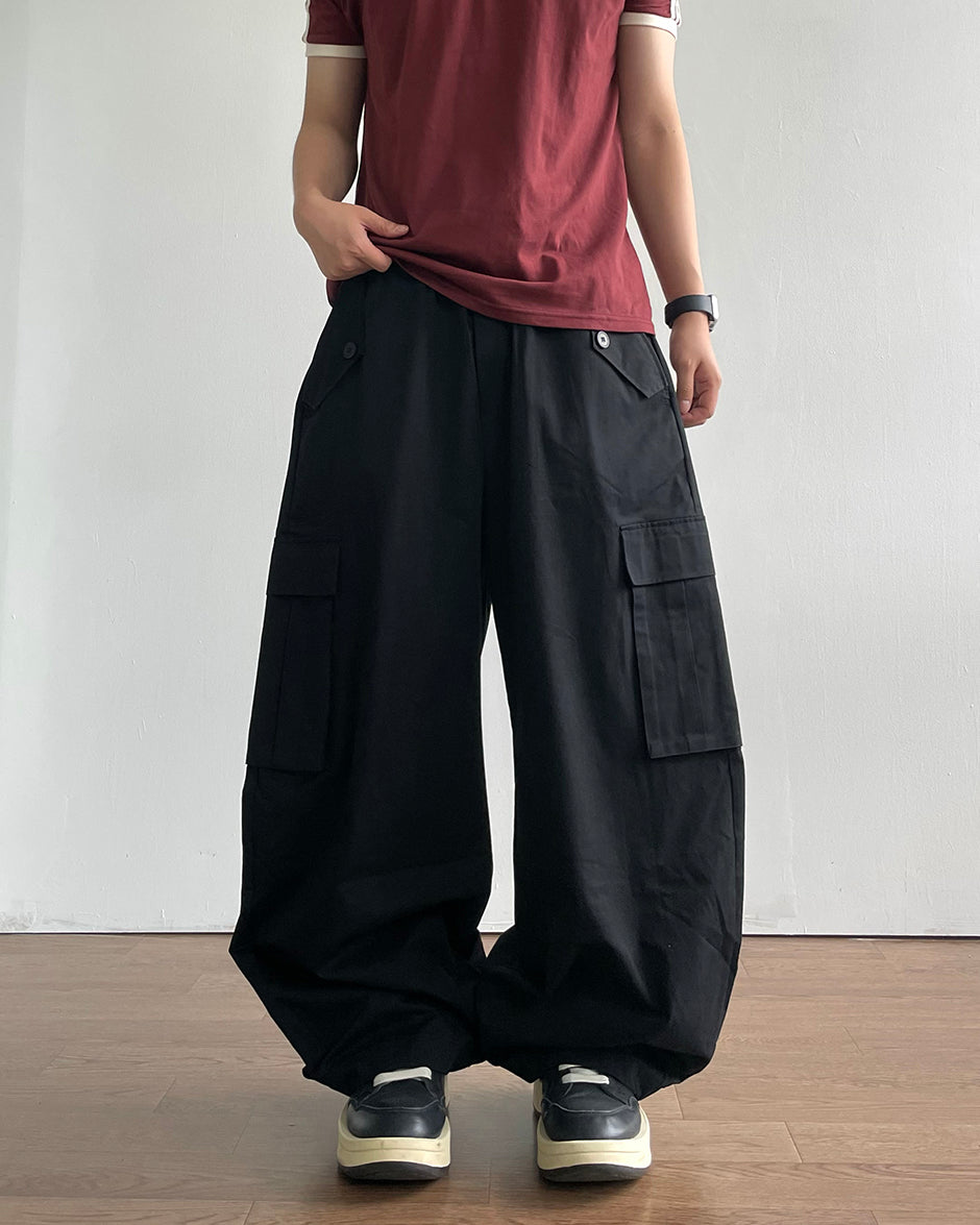 パンツ NICK&NICOLE CARGO STRING WIDE PANTS 5BJH640 VINTAGE CARGO STRING WIDE PANTS_BEIGE - NICK&NICOLE | 60