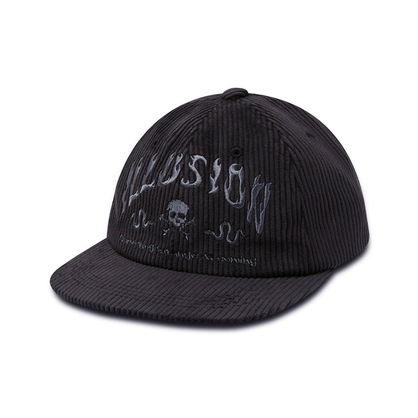 Illusion Corduroy Cap Black