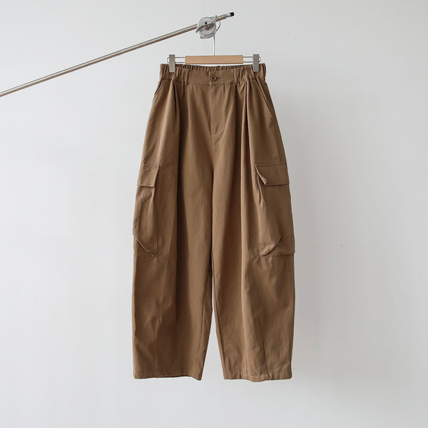  NA 3D CARGO COTTON PANTS 