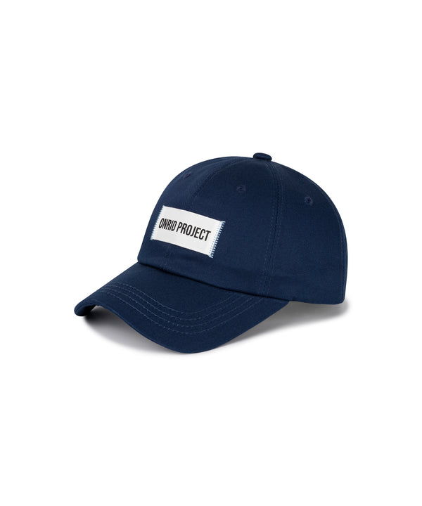 Logo Label Ball Cap - Navy