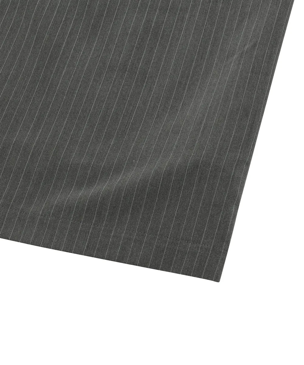 TILT STRIPE BUTTON POINT LONG SKIRT