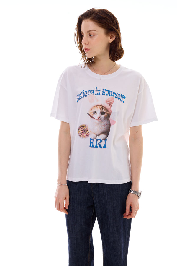 RABBIT CAT T-SHIRT