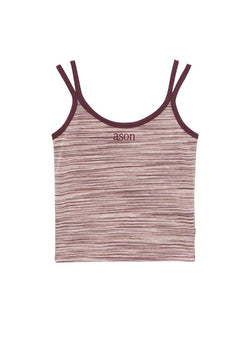 WAVE SLEEVELESS / WINE