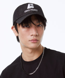 Denim Symbol Ball Cap - Black