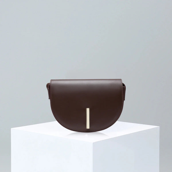 Genevieve Besace Bag - Brown