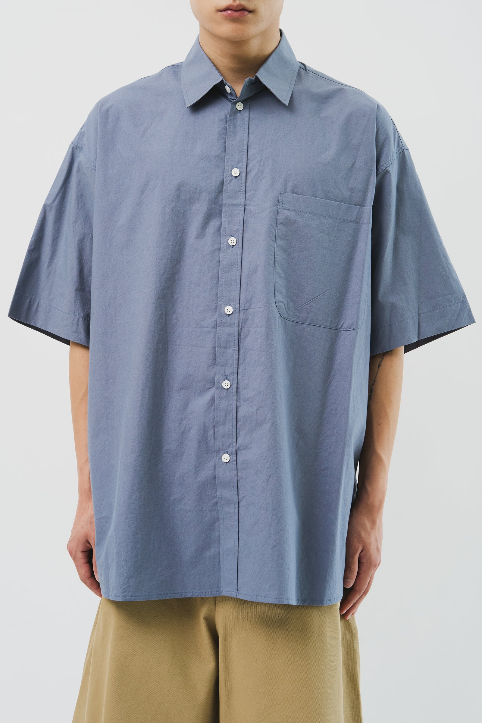 Parp Half Boxy Shirt (4color)