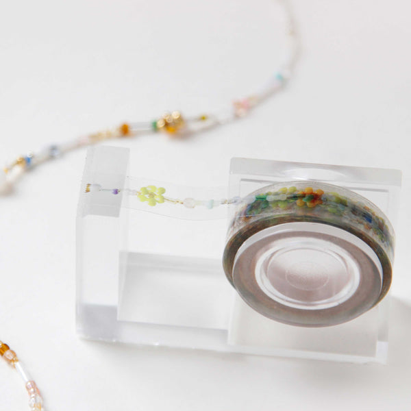 String Beads Clear Tape / Necklace