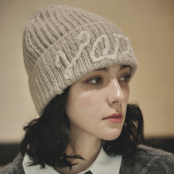 VARZAR Handle Logo Beanie / Gray