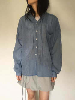 Hooded Checkered Shirt Shirt (3 colors)