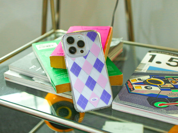 【MADE】Argyle Jelly hard Phone case