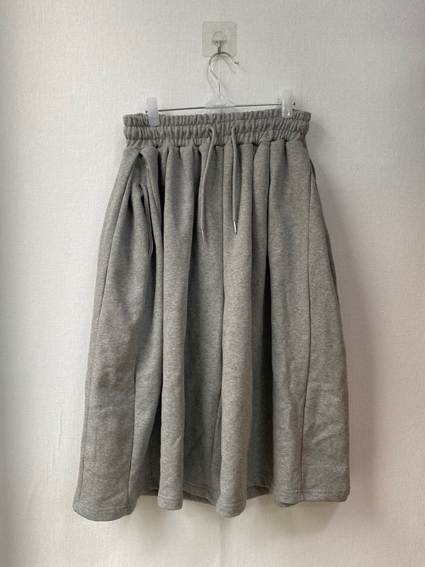 Wide Sweat Bermuda Pants 3C