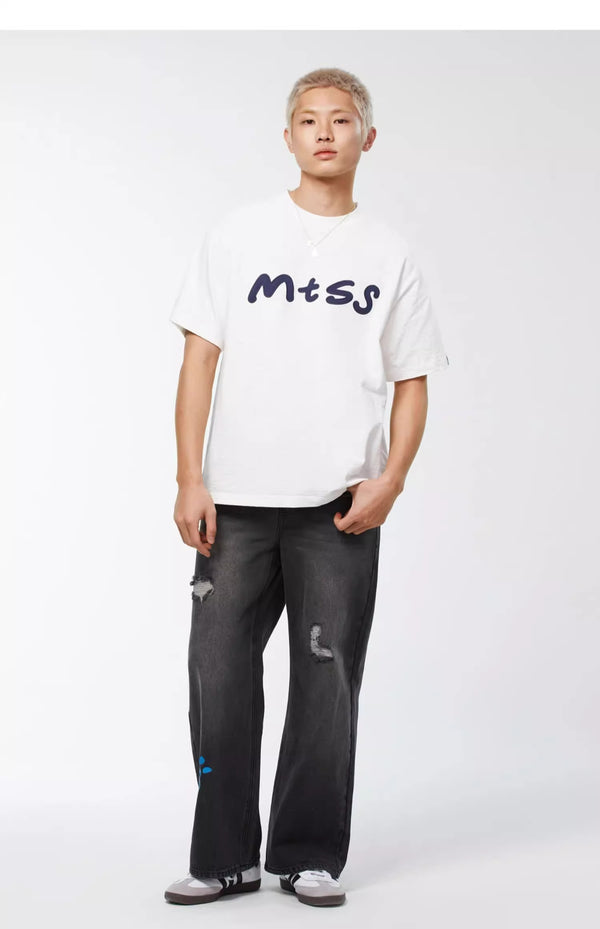 MELTING SADNESS 2024 APPLIQUE SHORT SLEEVE T-SHIRT 24SSM2737