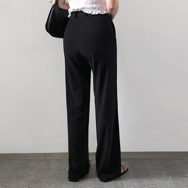 [MADE ITC] High-Wide Long Slacks + Add Length [XS-XL]