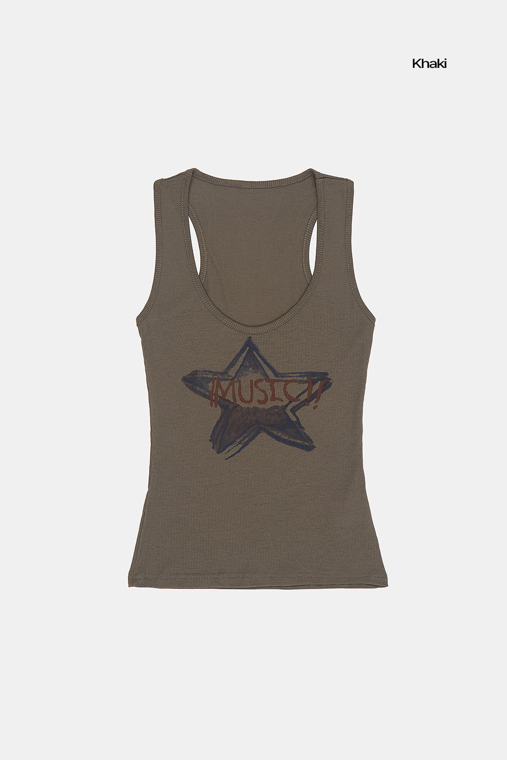 Doodle star printed sleeveless