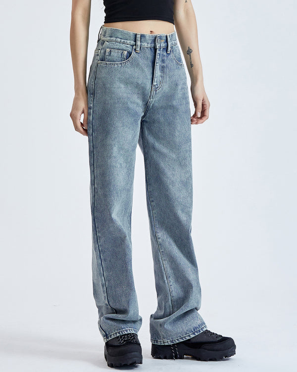 NSP DAY LONG STRAIGHT DENIM PANTS