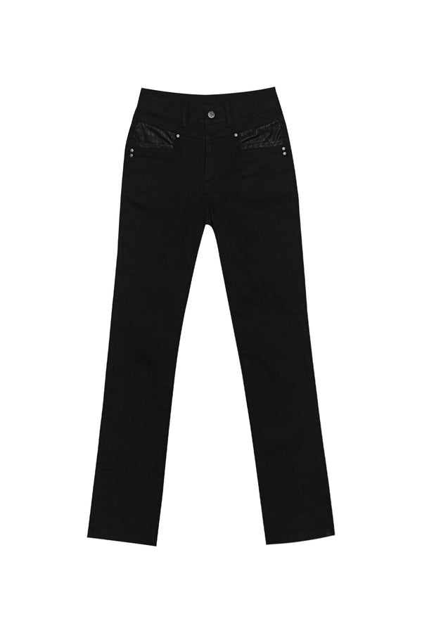 BLACK ROSE STRAIGHT JEAN