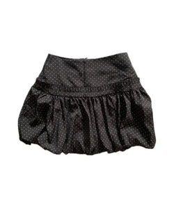 Dot frill balloon mini skirt (2color)