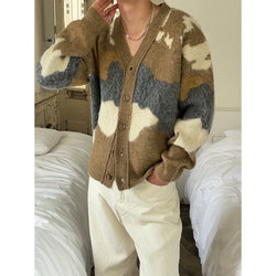 [F/W] Spot mohair v neck cardigan (3color)