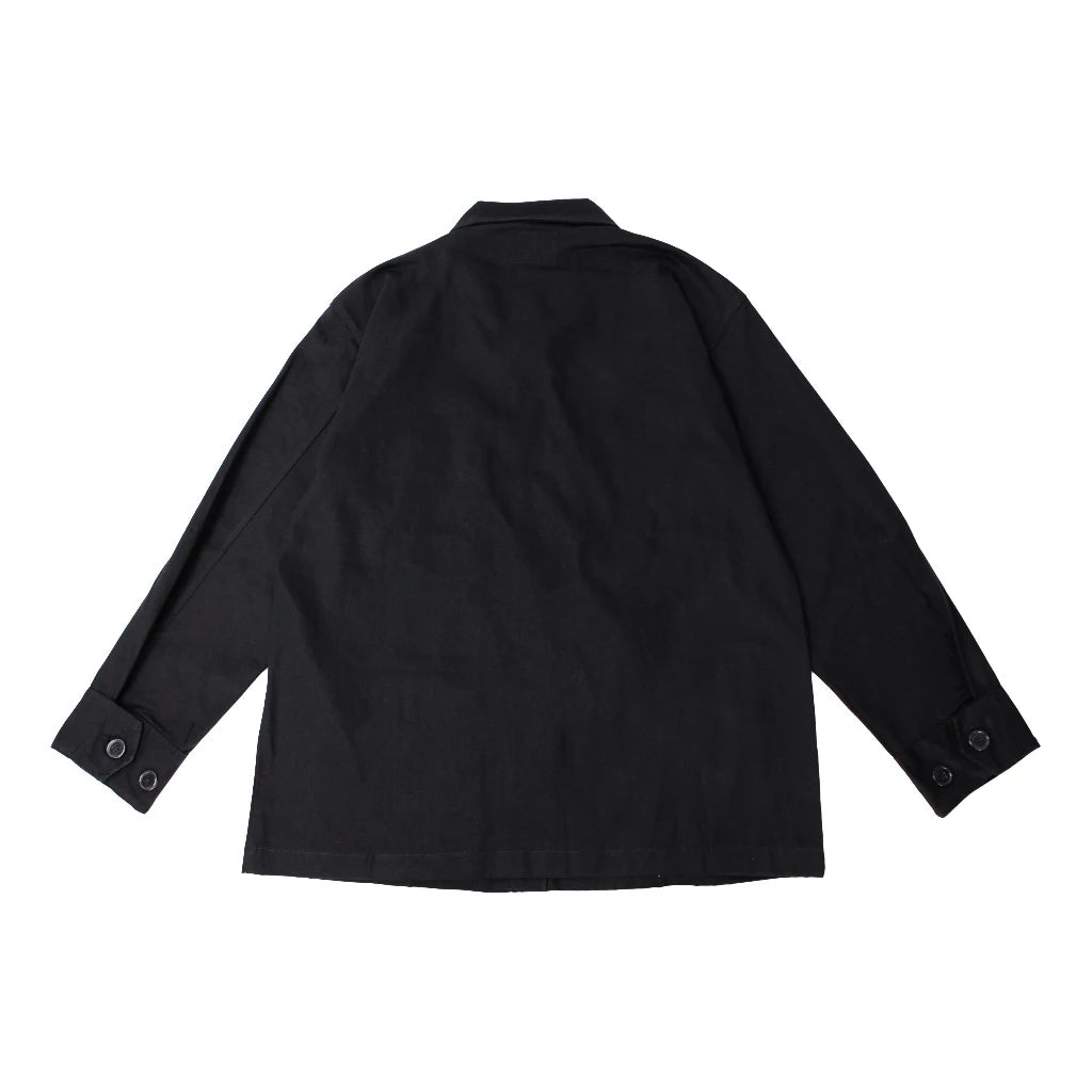 JUNGLE SHIRT SLANT POCKET | CROOZ Jacket | Black