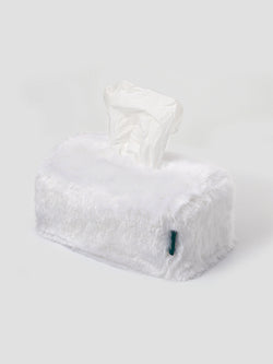 TISSUE fur case cover [white]