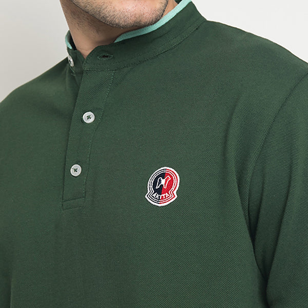 MON AKITA - Canaan Men Polo Shirt Green