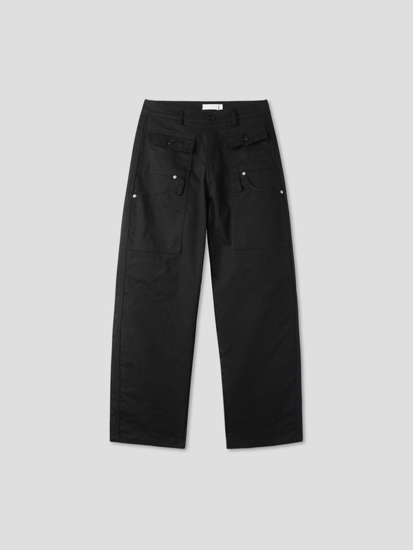 Low pocket twill pants 3color