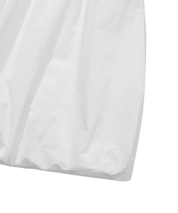 Women's Balloon Mini Skirt White