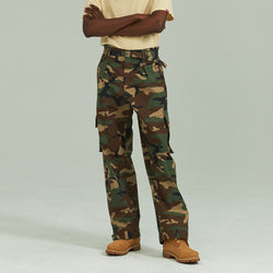 [COLLECTION LINE] ARCHIVE 90'S MILITARY BELTED CARGO PANTS CAMO