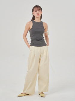 basic pants (cream)