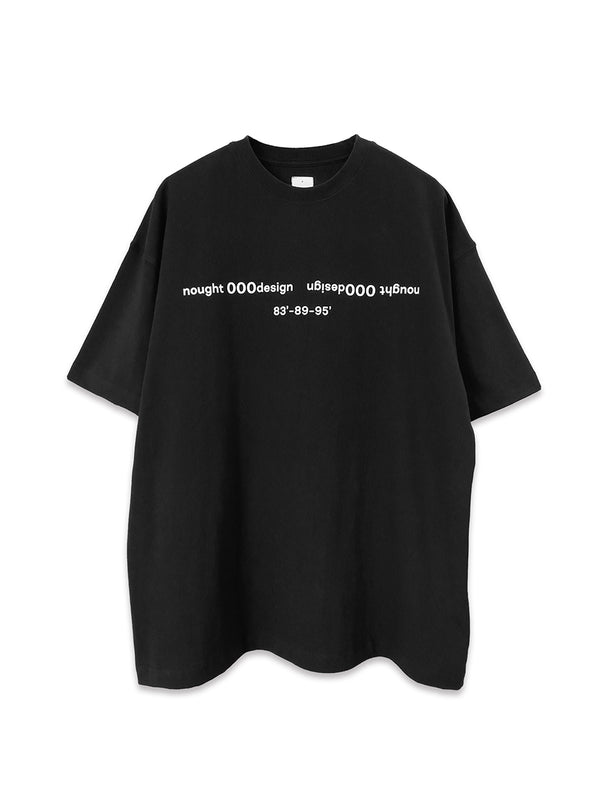 Reverse Logo T-Shirt / Black