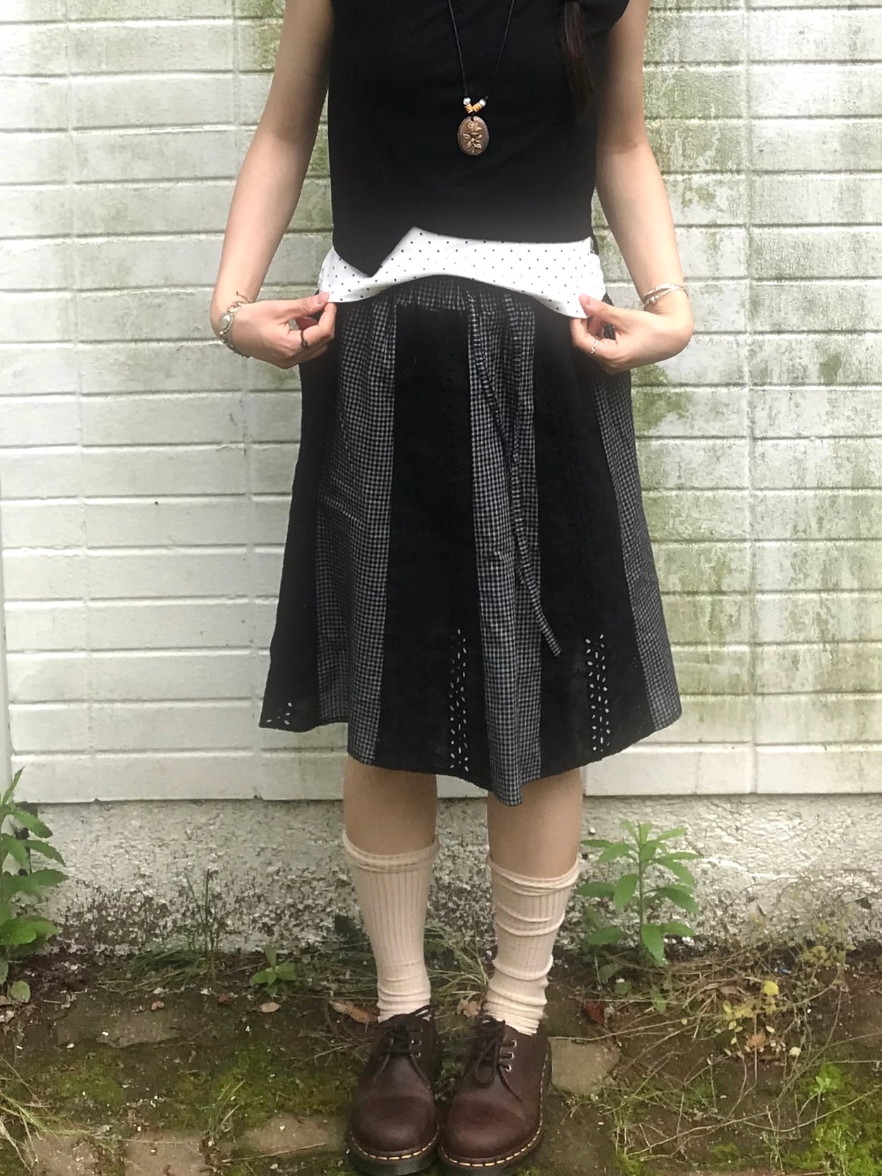 ホヨレースレイヤードスカート