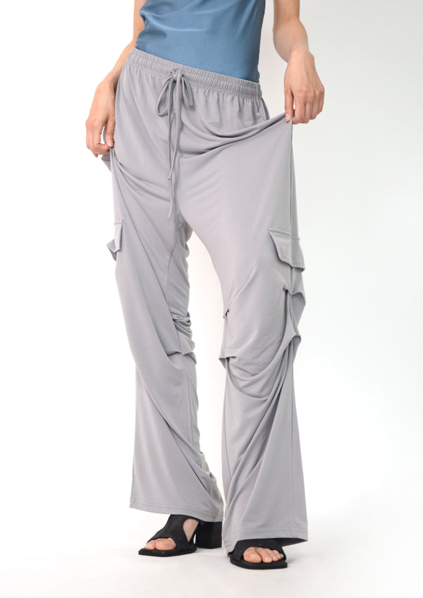 bottom shirring jogger pants