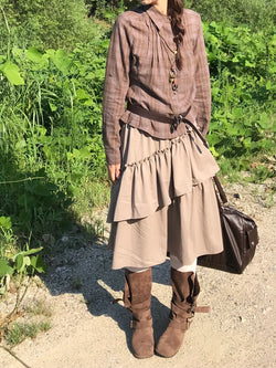 ロウェルチェックシャツ