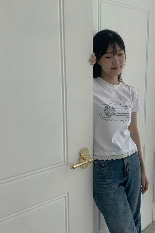 リボンフェンスTシャツ