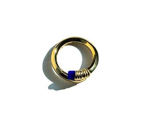 Linning Ring Silver 2 Lapis Lazuli