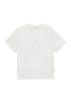 パッチオーバーフィットTシャツ / WHITE