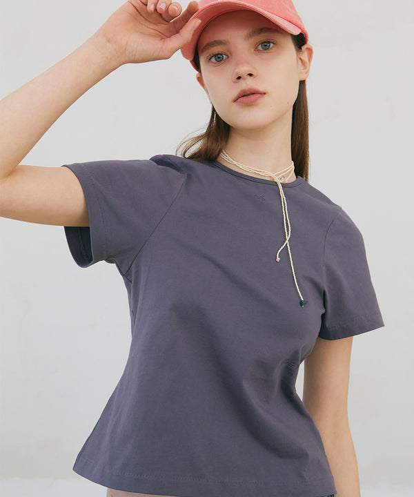 Poev Arched T-Shirt - Charcoal