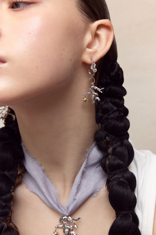 ラビット 23AW / ラッキーラビットソロダンスピアス (ノット)