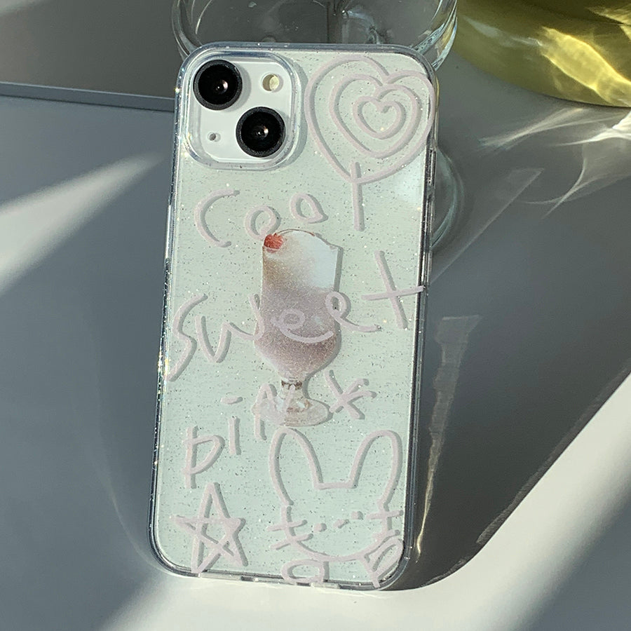 Pink - Cool Sweet Summer Phone Case_glitter