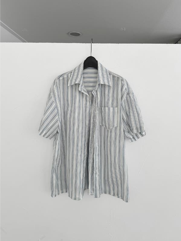 Stripe Short Sleeve Shirt (2 colors)